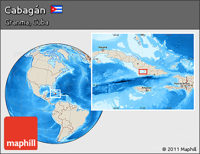 Shaded Relief Location Map of Cabagán