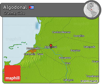 Physical Map of Algodonal