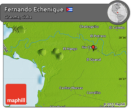 Physical Map of Fernando Echenique