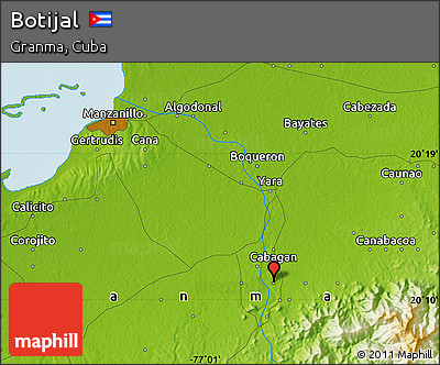 Physical Map of Botijal