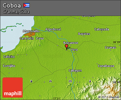 Physical Map of Coboa