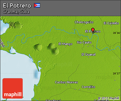Physical Map of El Potrero