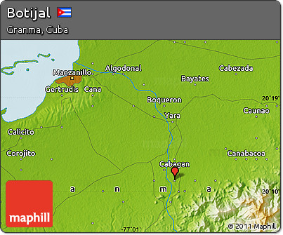 Physical Map of Botijal