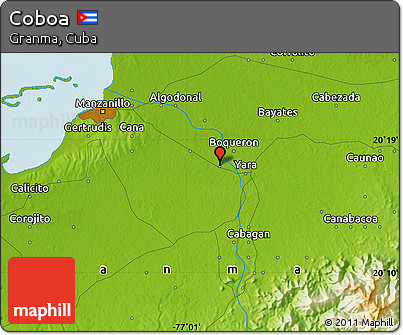Physical Map of Coboa