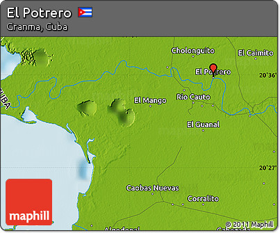 Physical Map of El Potrero