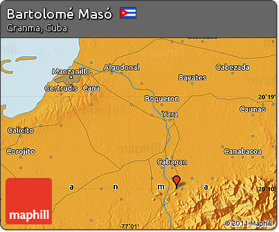 Political Map of Bartolomé Masó