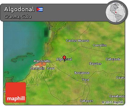 Satellite Map of Algodonal