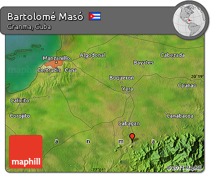 Satellite Map of Bartolomé Masó