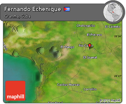 Satellite Map of Fernando Echenique