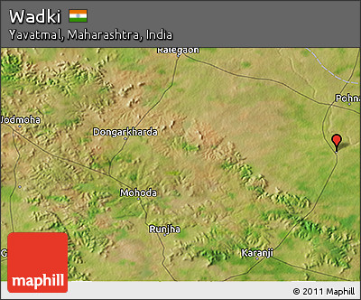 Satellite 3D Map of Wadki