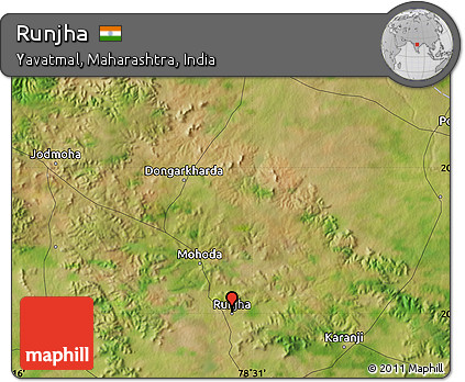 Satellite Map of Runjha