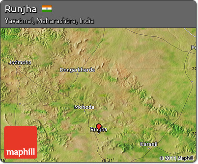 Satellite Map of Runjha