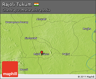 Physical 3D Map of Rajoli Tukum