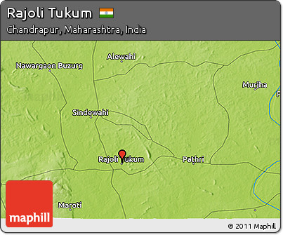 Physical 3D Map of Rajoli Tukum