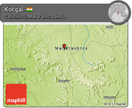 Physical 3D Map of Kotgal