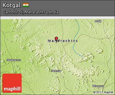 Physical 3D Map of Kotgal