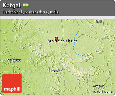 Physical 3D Map of Kotgal