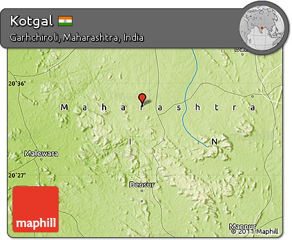 Physical Map of Kotgal