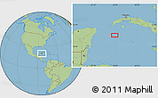 Savanna Style Location Map of the area around 20° 22' 55" N, 84° 4' 29" W