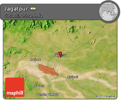 Satellite Map of Jagatpur
