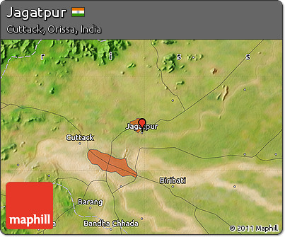Satellite Map of Jagatpur