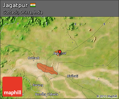 Satellite Map of Jagatpur