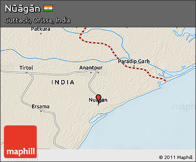 Shaded Relief 3D Map of Nūāgān