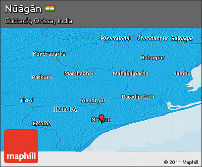 Political Panoramic Map of Nūāgān