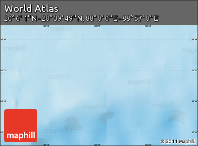 Physical Map of the Area around 20° 22' 55" N, 88° 28' 29" E