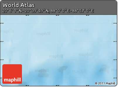 Physical Map of the Area around 20° 22' 55" N, 88° 28' 29" E