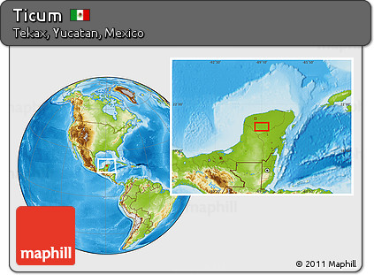 Physical Location Map of Ticum