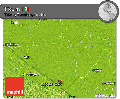 Physical Map of Ticum