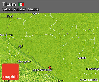 Physical Map of Ticum