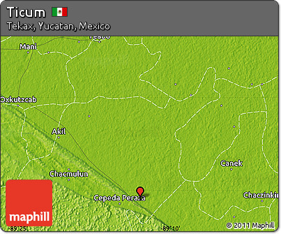Physical Map of Ticum