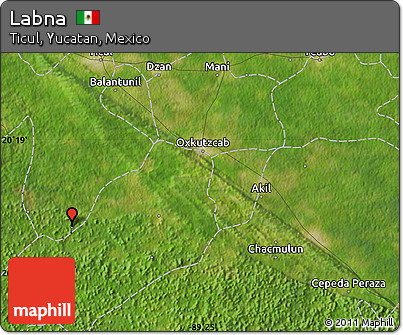 Satellite Map of Labna