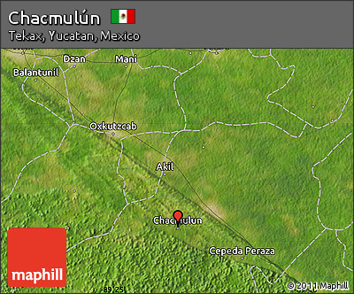 Satellite Map of Chacmulún