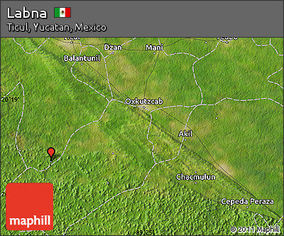 Satellite Map of Labna