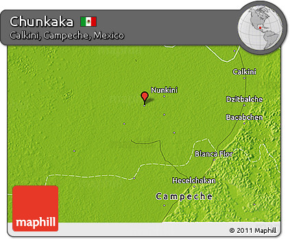 Physical 3D Map of Chunkaka