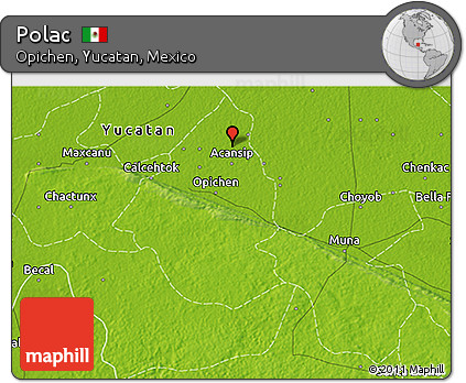 Physical 3D Map of Polac