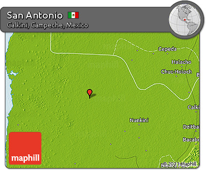 Physical 3D Map of San Antonio