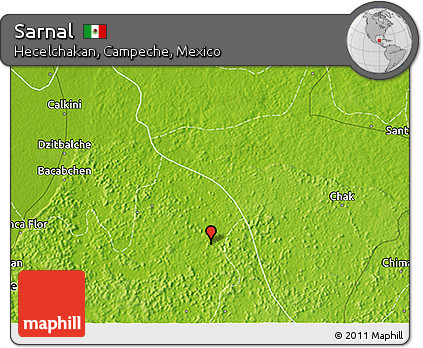 Physical 3D Map of Sarnal