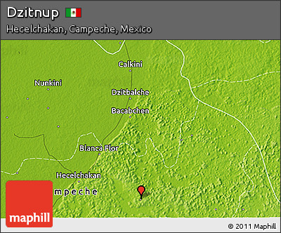 Physical 3D Map of Dzitnup