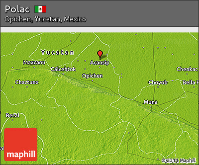 Physical 3D Map of Polac