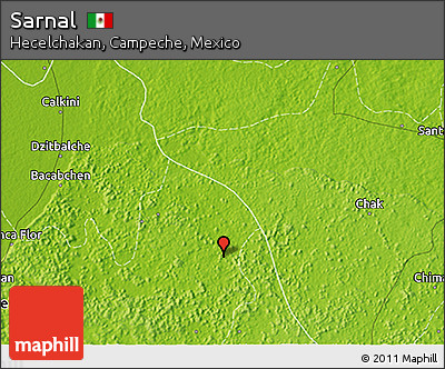 Physical 3D Map of Sarnal