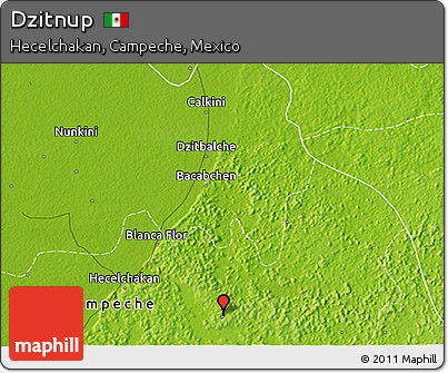 Physical 3D Map of Dzitnup