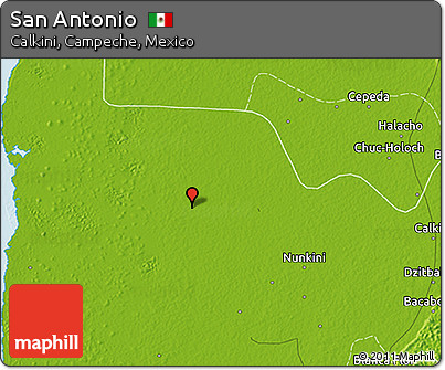 Physical 3D Map of San Antonio