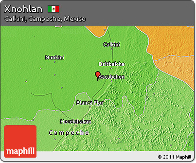 Political 3D Map of Xnohlan
