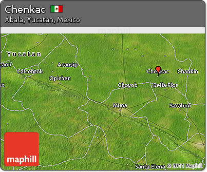 Satellite 3D Map of Chenkac