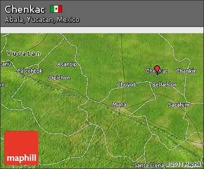 Satellite 3D Map of Chenkac