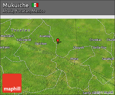 Satellite 3D Map of Mukuiche